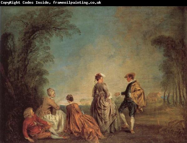 Jean-Antoine Watteau An Embarrassing Proposal